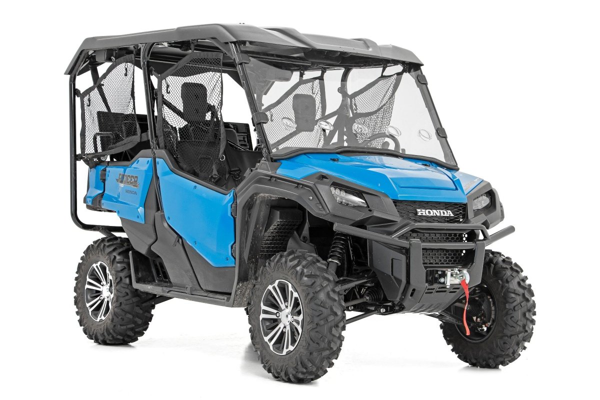 Honda Pioneer 1000 Limited Edition Vented Full Windshield - Rough Country - Scratch Resistant - 2021